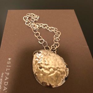 Silpada Sterling Silver Disk Pendant. Retired